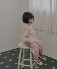27[予約]送料無料 the beige dot frill pants