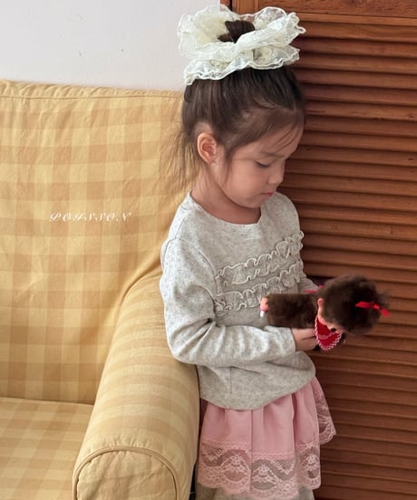 38[予約]poisson bloom lace scrunchie
