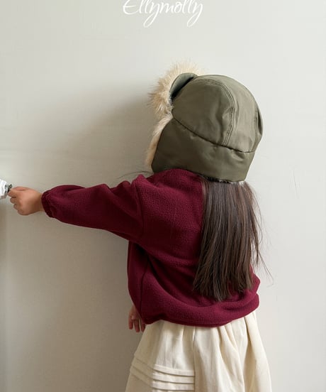 43[予約]ELLYMOLLY pompom corduroy skirt