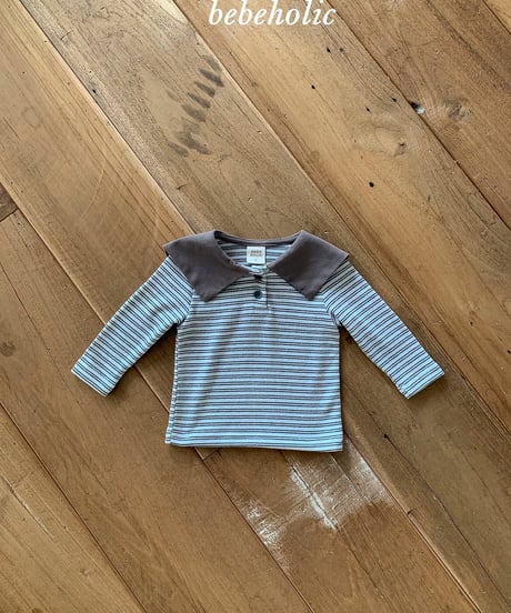 21[予約]bebeholic kenny collar tee