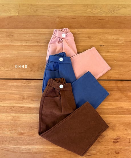 6[予約]ohho pepper bijou pintuck pants
