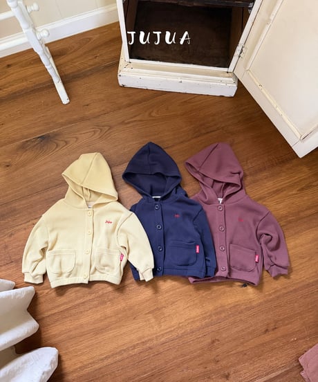 2[予約]jujua waffle hooded jacket