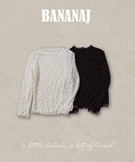 28[予約]BANANAJ rose pola tee