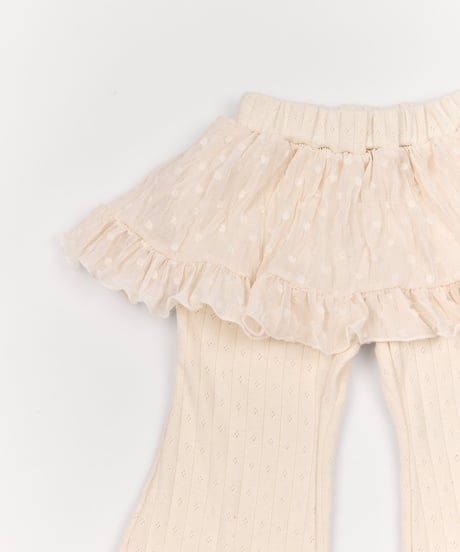 25[予約]送料無料 the beige chiffon skirt pants