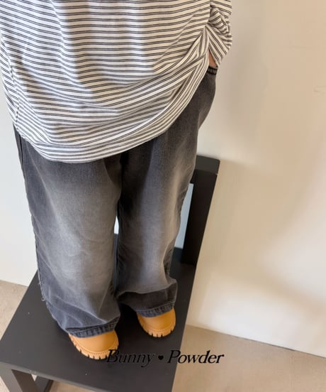 46[予約]bunny powder cortis denim pants