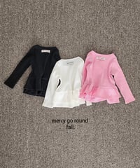 24[予約]merry go round tiered frill t-shirt