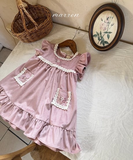 45[予約]marron butter dress(XS-L)
