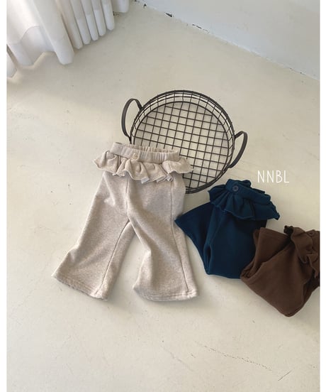 34[予約]nunubiel frill pants