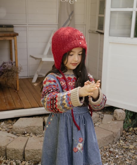 33[予約]OREN blue may jumper skirt