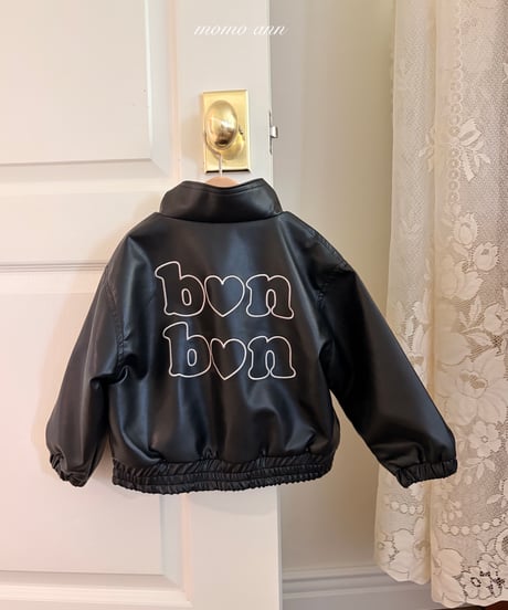 16[予約]momoann leather jacket