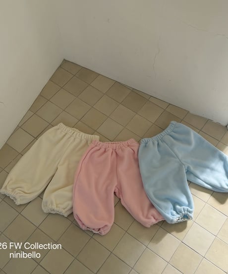 26[予約]ninibello marshmallow pants(12m-2XL)