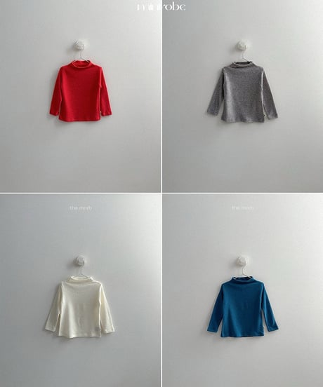 27[予約]minirobe angora half turtleneck