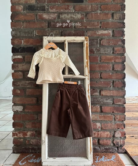 2[予約]go go picnic muffin vest