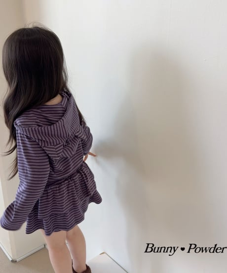 60[予約]bunny powder maho tiered wrap skirt pants
