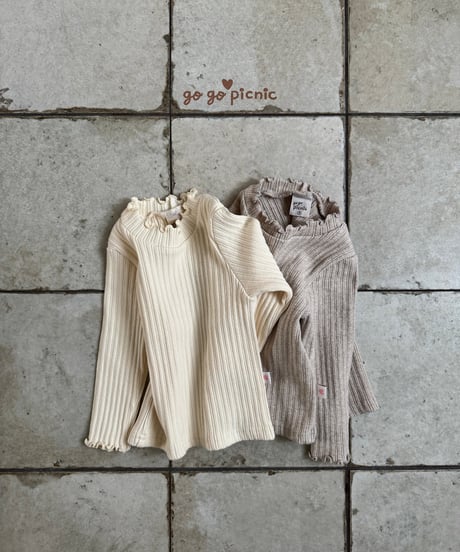 6[予約]go go picnic sophie mock neck