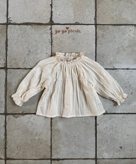 4[予約]go go picnic lena blouse