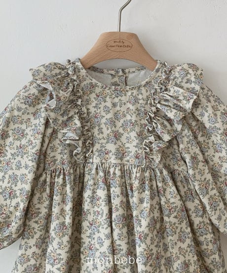 2[予約]monbebe claire floral romper