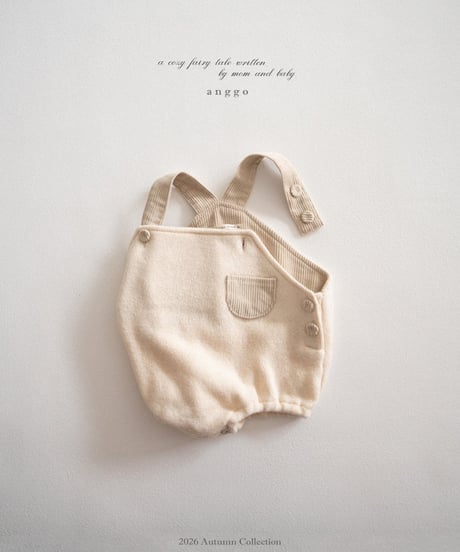 27[予約]anggo shake overall romper