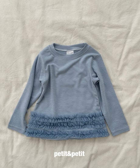 7[予約]petit&petit shasha frill t