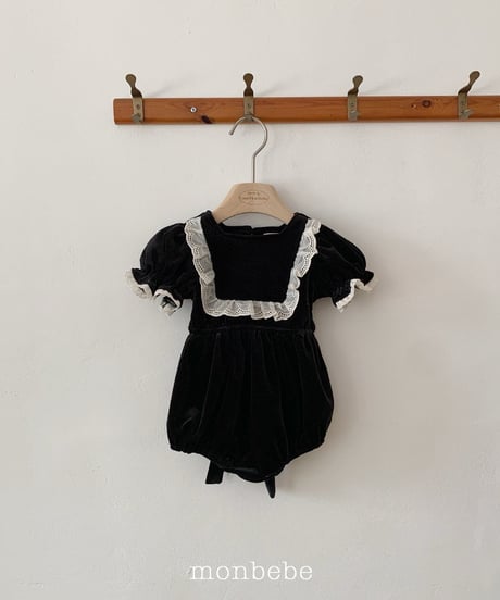 26[予約]monbebe anna velvet romper