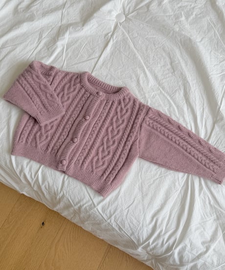 50[予約]ninibello mob knit cardigan
