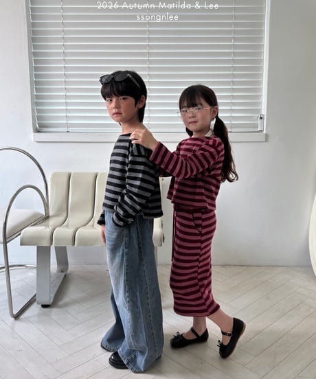 40[予約]matilda&lee billie off knit