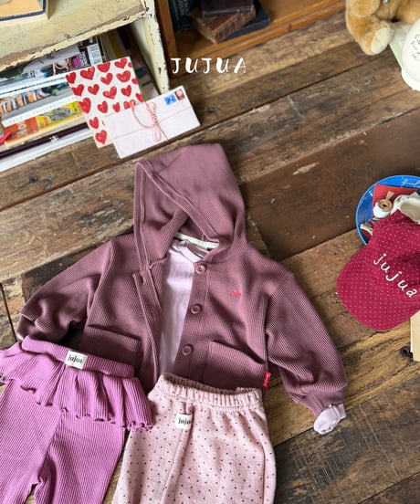 2[予約]jujua waffle hooded jacket