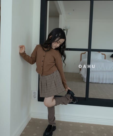18[予約]oahu small check skirt