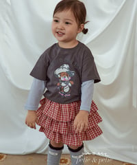 8[予約]petit&petit cowgirl layered t