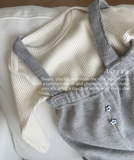 38[予約]Aosta star candy overalls