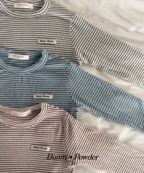 36[予約]bunny powder cotton tee
