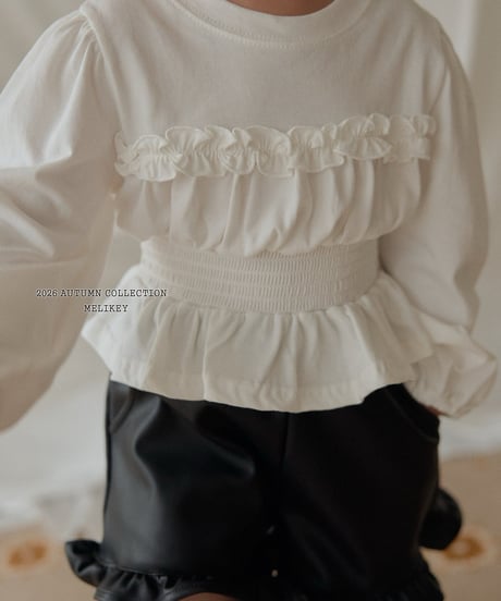 19[予約]melikey smoke frill t
