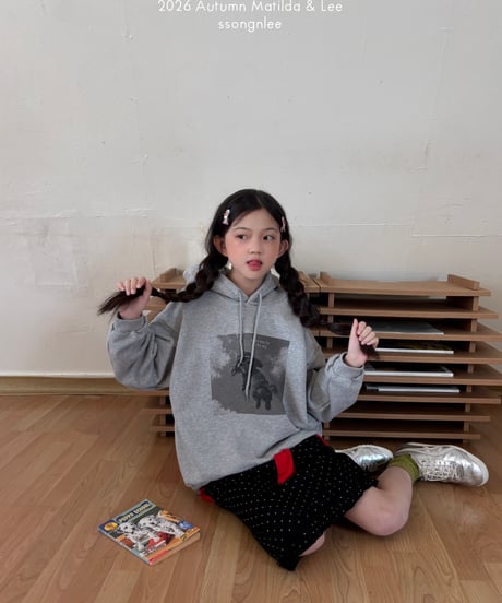 42[予約]matilda&lee jumping dog hoodie