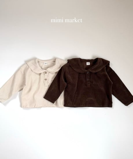 29[予約]mimi market corduroy sailor blouse