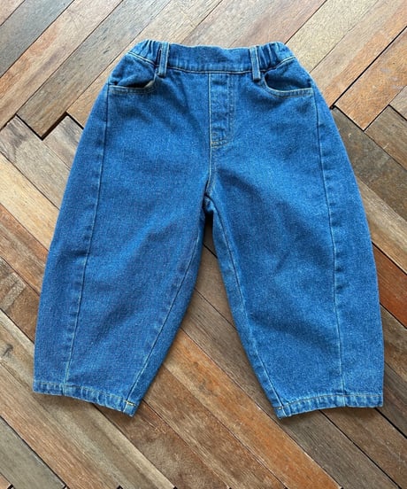 22[予約]mon Atelier barrel denim pants