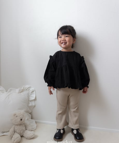 8[予約]mimi market shoulder frill blouse