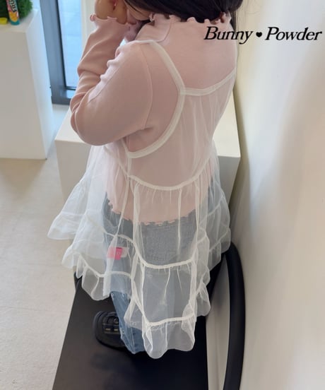 63[予約]bunny powder pippi dress