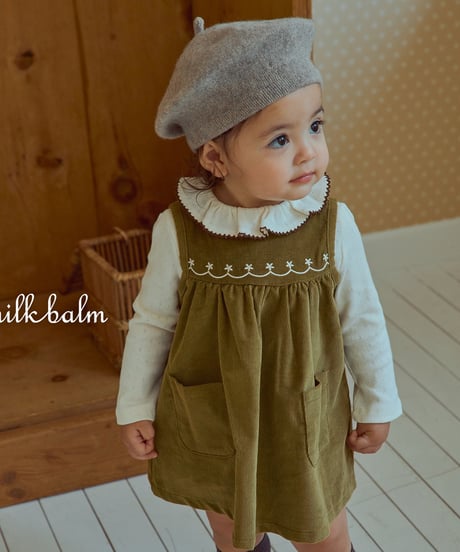 5[予約]milkbalm picot frill t