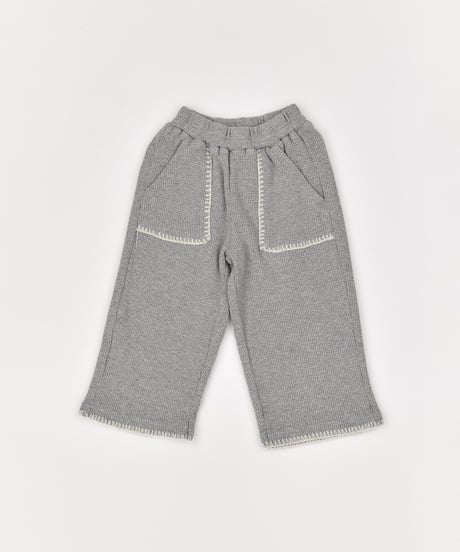 21[予約]送料無料 the beige mello waffle pants