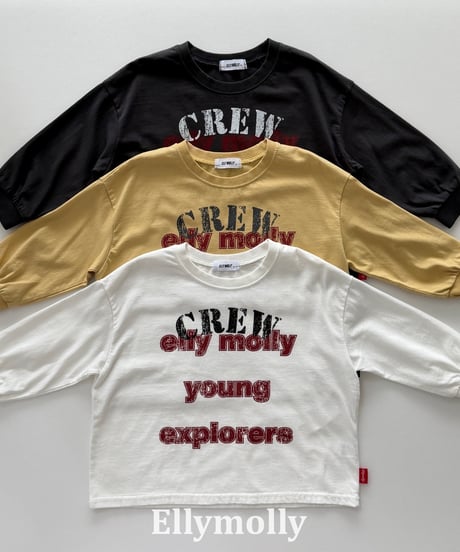 18[予約]ELLYMOLLY crew box t