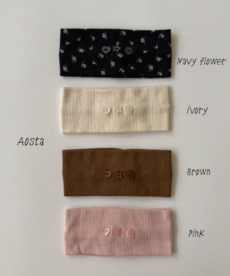 40[予約]Aosta star candy headband