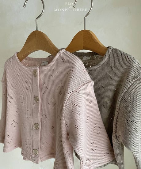 7[予約]elov&monpetitbebe nuvia cardigan