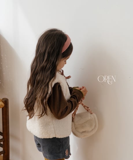 24[予約]OREN lavender bear vest