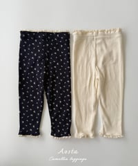 1[予約]Aosta camellia leggings
