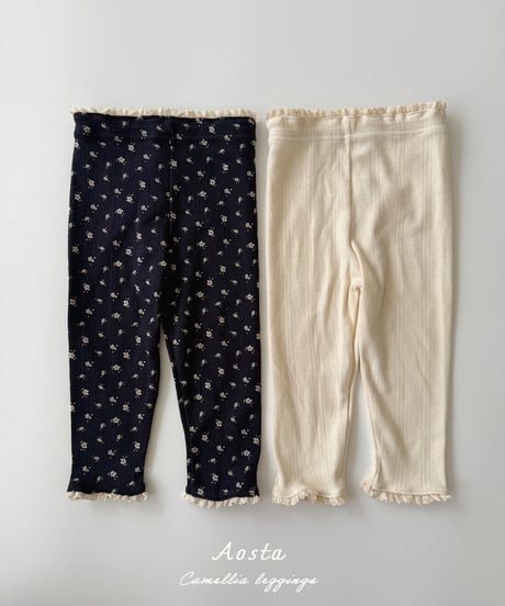 1[予約]Aosta camellia leggings