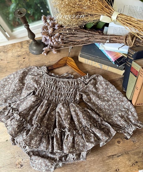 54[予約]marron juliet suit(6-18m)