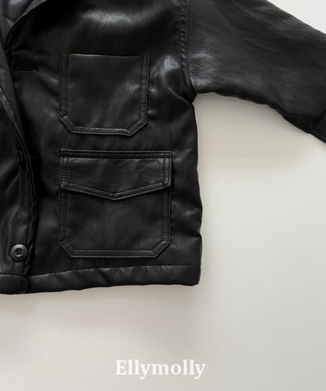 1[予約]ELLYMOLLY low pocket jacket