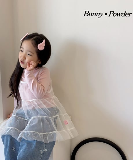63[予約]bunny powder pippi dress