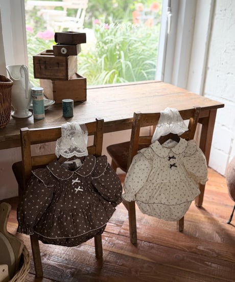 48[予約]marron shine suit(6-18m)