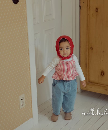 10[予約]milkbalm round denim pants